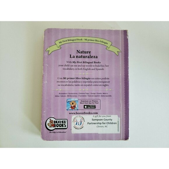 My First Bilingual Book - Mi Primer Libro Bilingue Nature La Natraleza - Picture 2 of 12